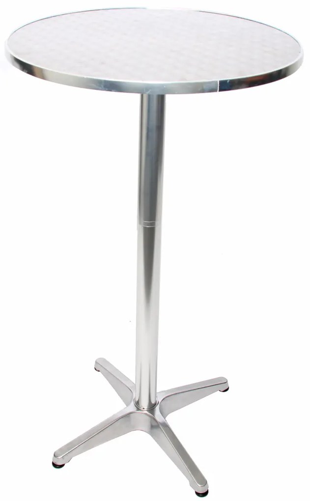 Barový bistro stôl okrúhly 11352, hliník - v70/110 x Ø60 cm
