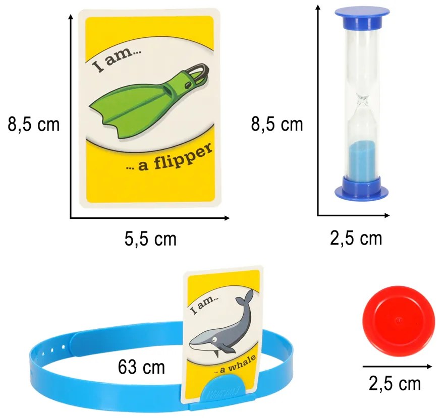 KIK Kto som? - Rodinná párty hra pre deti 5+ | Hádanie s čelenkami, presýpacie hodiny