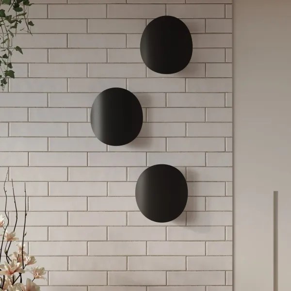 Sollux SL.0935 - Nástenné svietidlo SENSES 2xG9/40W/230V čierna