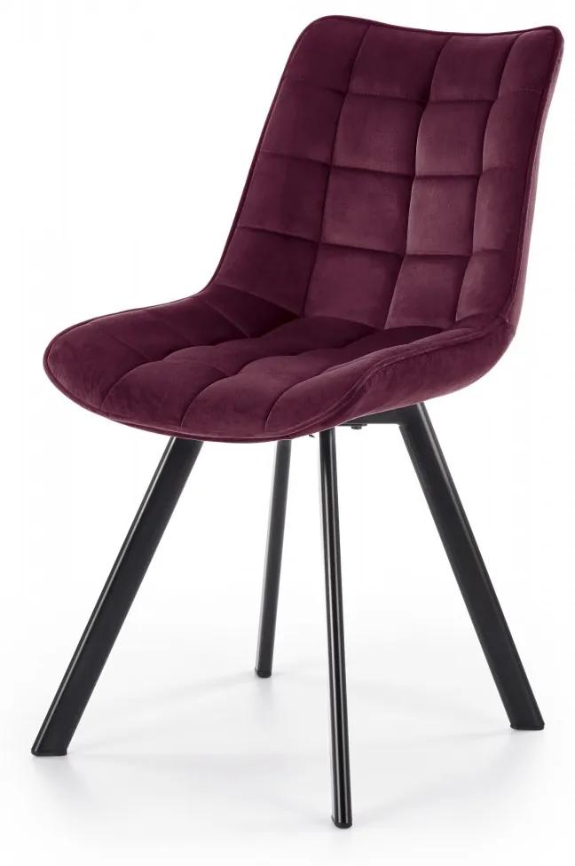Designová stolička Mirah bordová