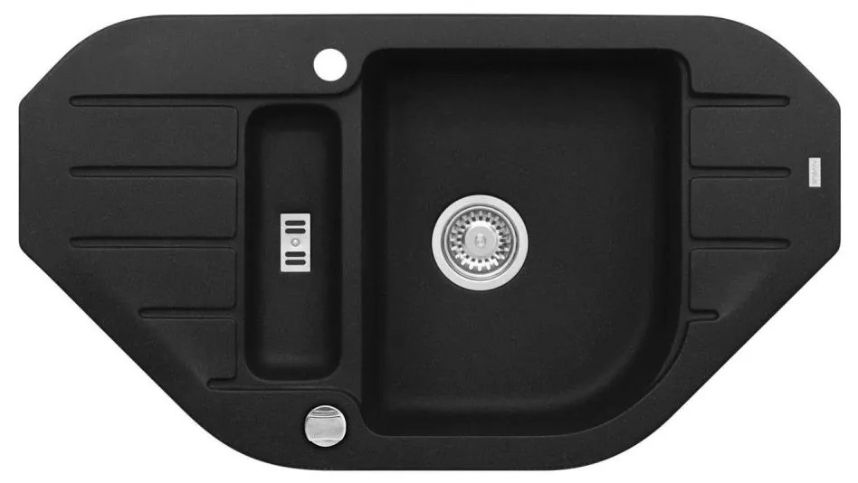 ALVEUS 1090940 - Kuchynský drez NIAGARA 90x50 cm granit/čierna