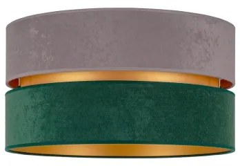Duolla - Stropné svietidlo DUO 1xE27/15W/230V pr. 40 cm šedá/zelená/zlatá
