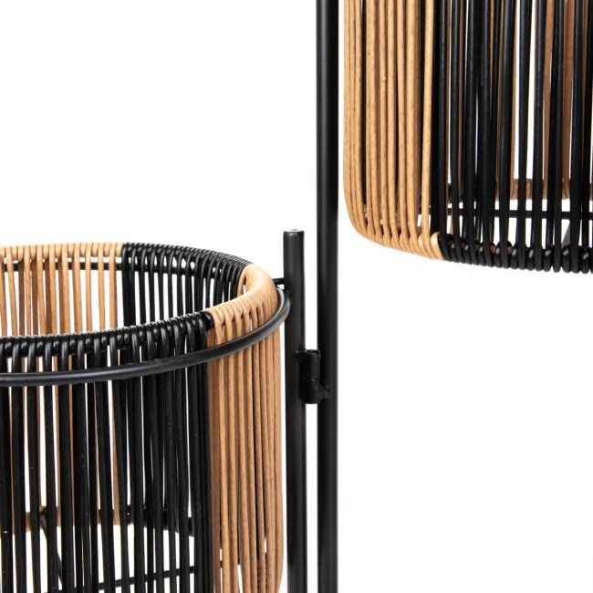 Stojan na kvety FLOERO béžový / čierny 876023