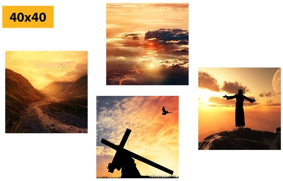 Set obrazov harmónia nebeského kráľovstva Varianta: 4x 60x60