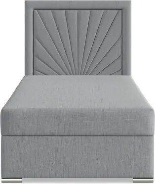 Čalúnená posteľ VICENZA 90×200 cm svetlosivá