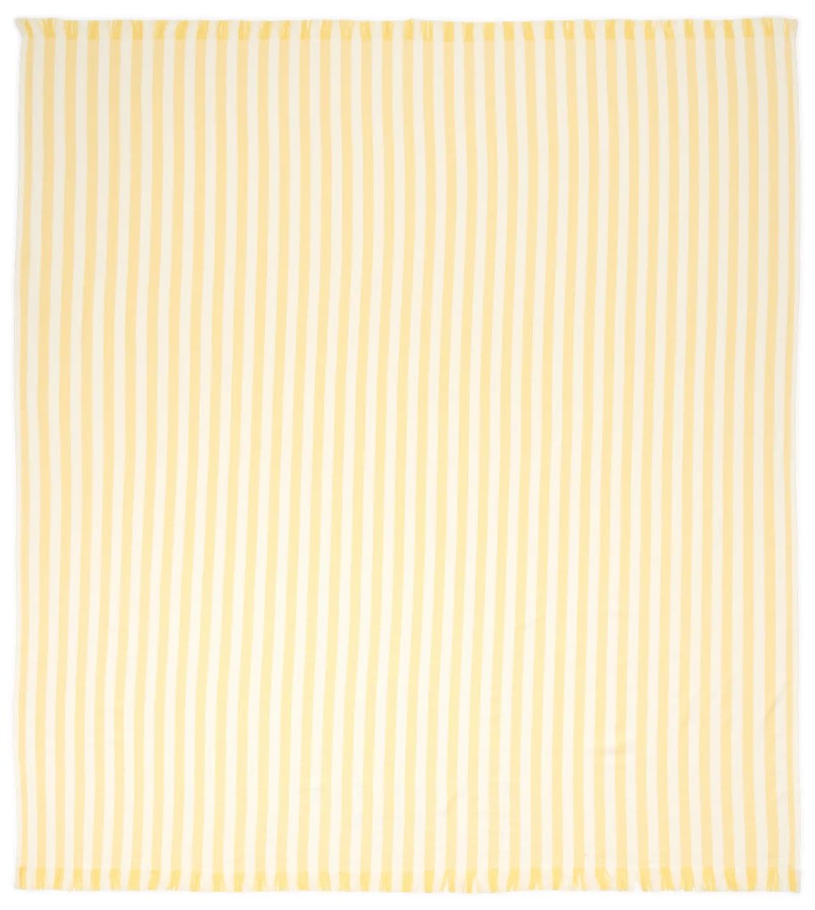 Plážová osuška 200x200 cm Beach Sunny Yellow