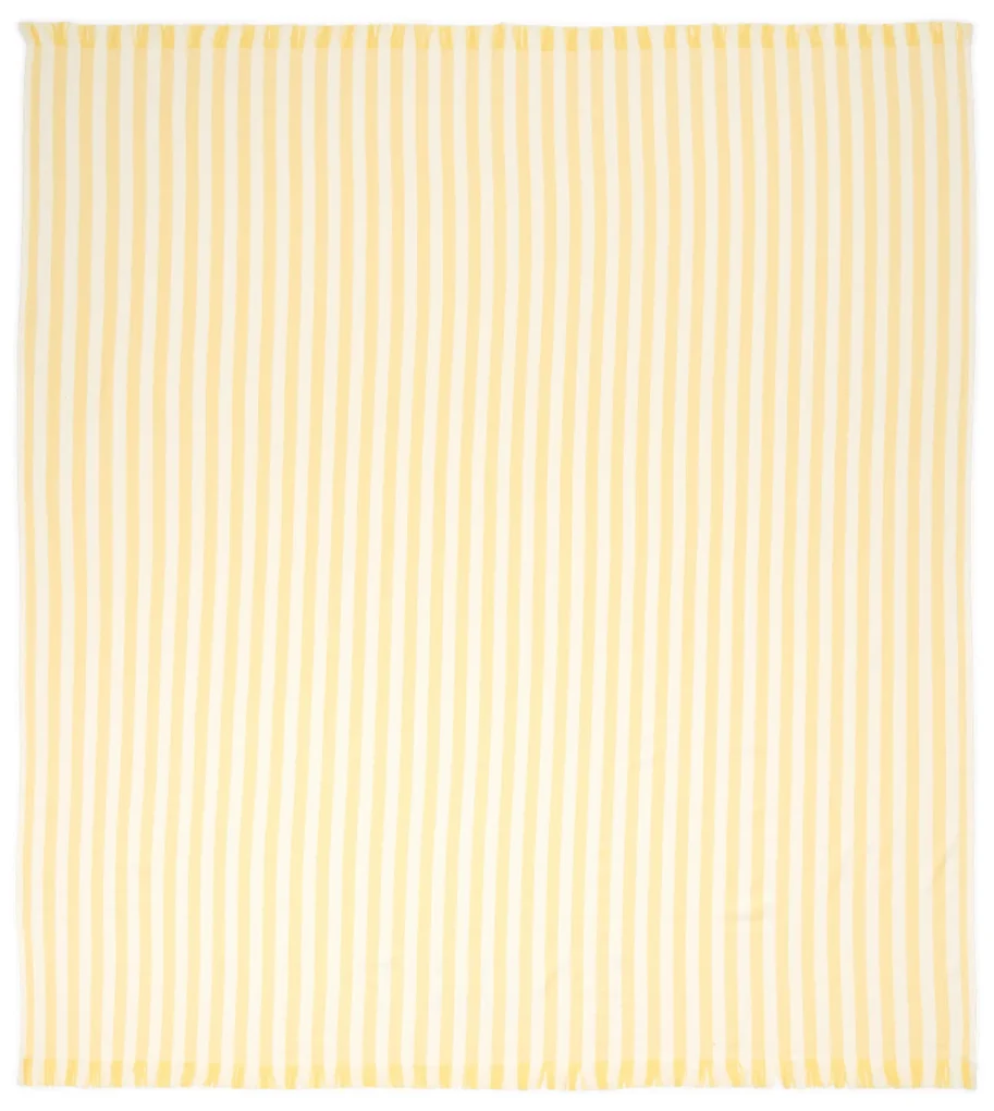 Plážová osuška 200x200 cm Beach Sunny Yellow