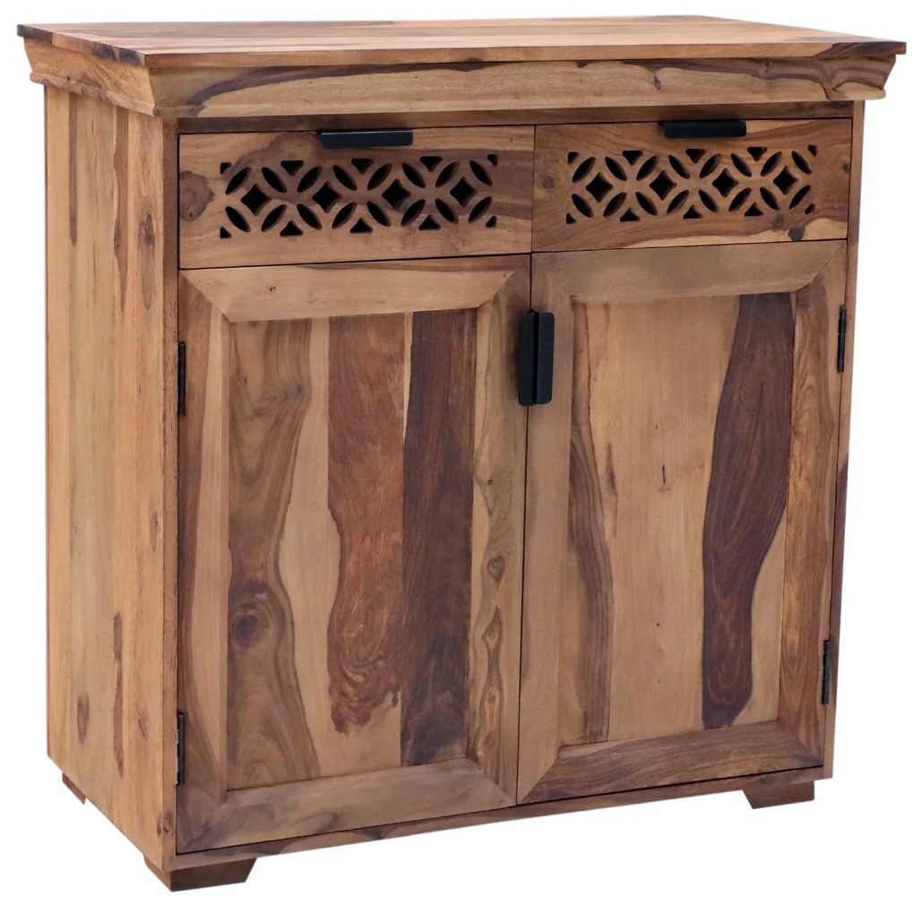 furniture-nabytek.cz - Komoda masiv dřevo palisandr 90x45x90