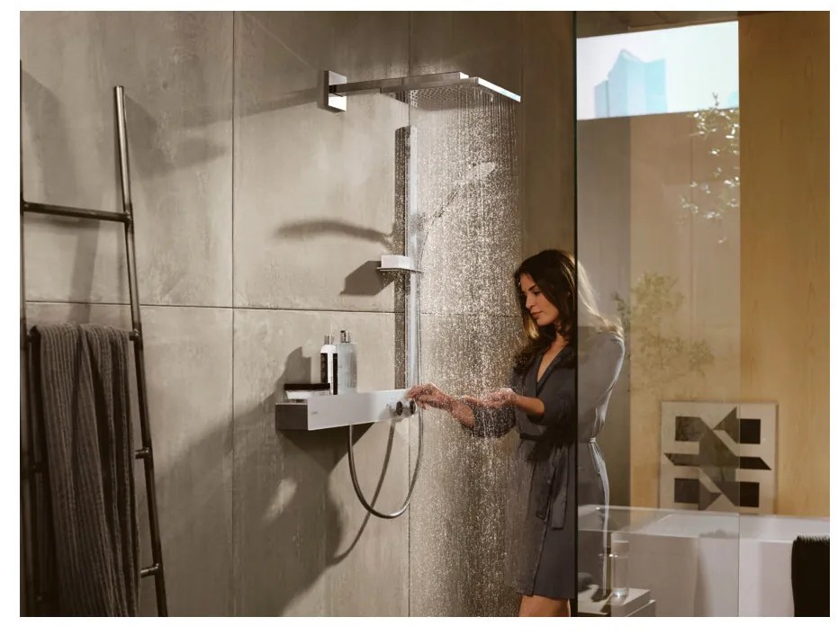 Hansgrohe Raindance E, hlavová sprcha 300 1jet so sprchovým ramenom, chrómová, HAN-26238000