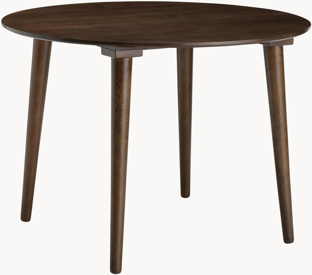 Okrúhly drevený jedálenský stôl Jolina, Ø 106 cm