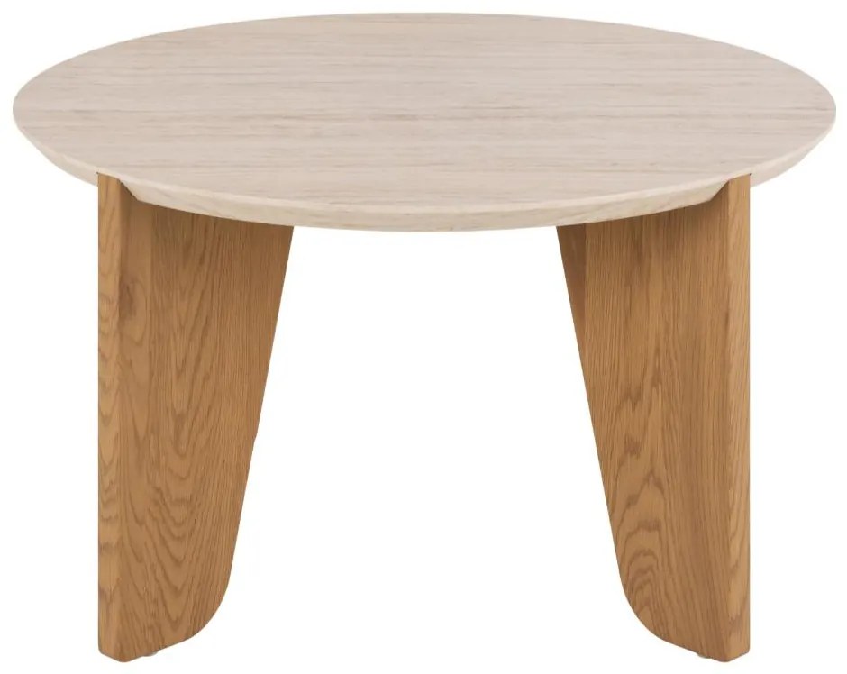 Konferenční stolek Dockland dub divoký/travertin