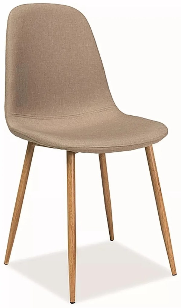 Čalouněná jídelní židle Fox béžová