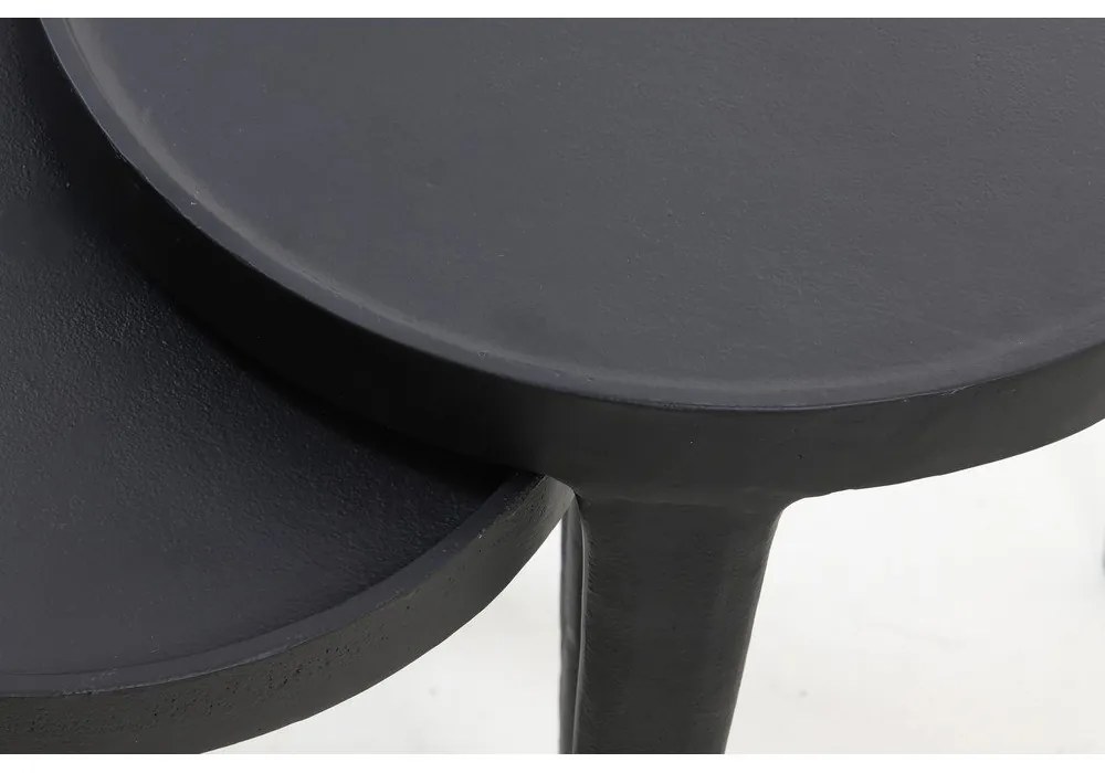 Okrúhle odkladacie stolíky v súprave 2 ks ø 43 cm Tobias – Light & Living