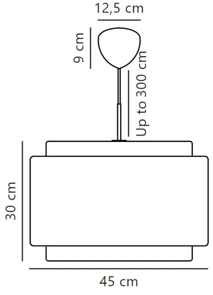 DFTP by Nordlux - Luster na lanku TAKAI 1xE27/25W/230V