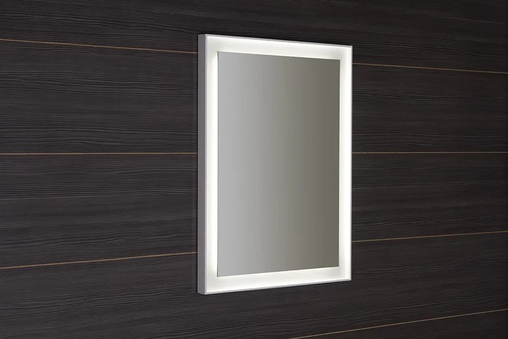 Sapho Sapho, FLUT LED podsvietené zrkadlo 600x800mm, biela, FT060
