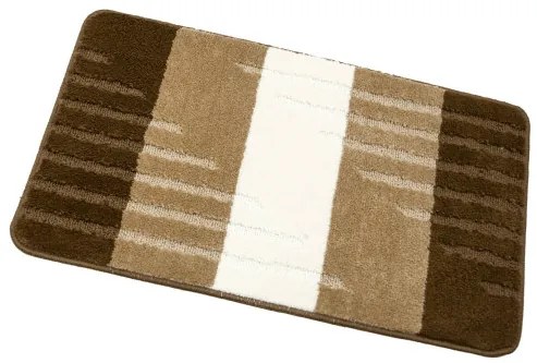Kúpeľňový koberček VIC béžový / hnedý
