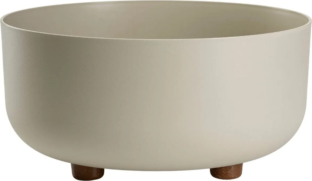 PLASTOVÝ KVETINÁČ TERRA 30X14,5 CM BÉŽOVÁ