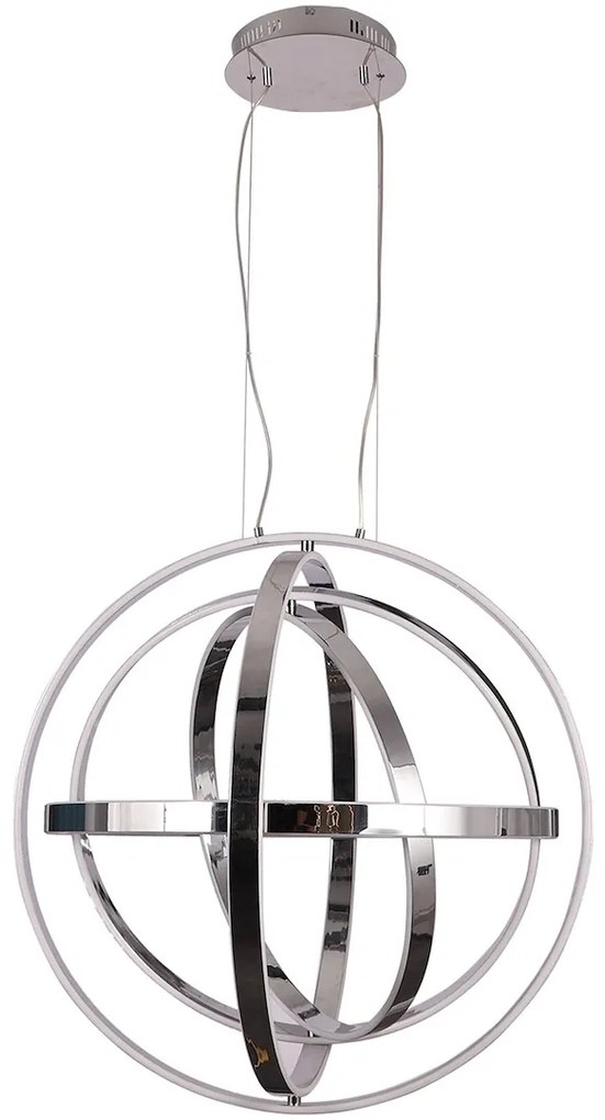 Závesné LED svietidlo Copernicus, 5x LED 260w, 3000k, ch