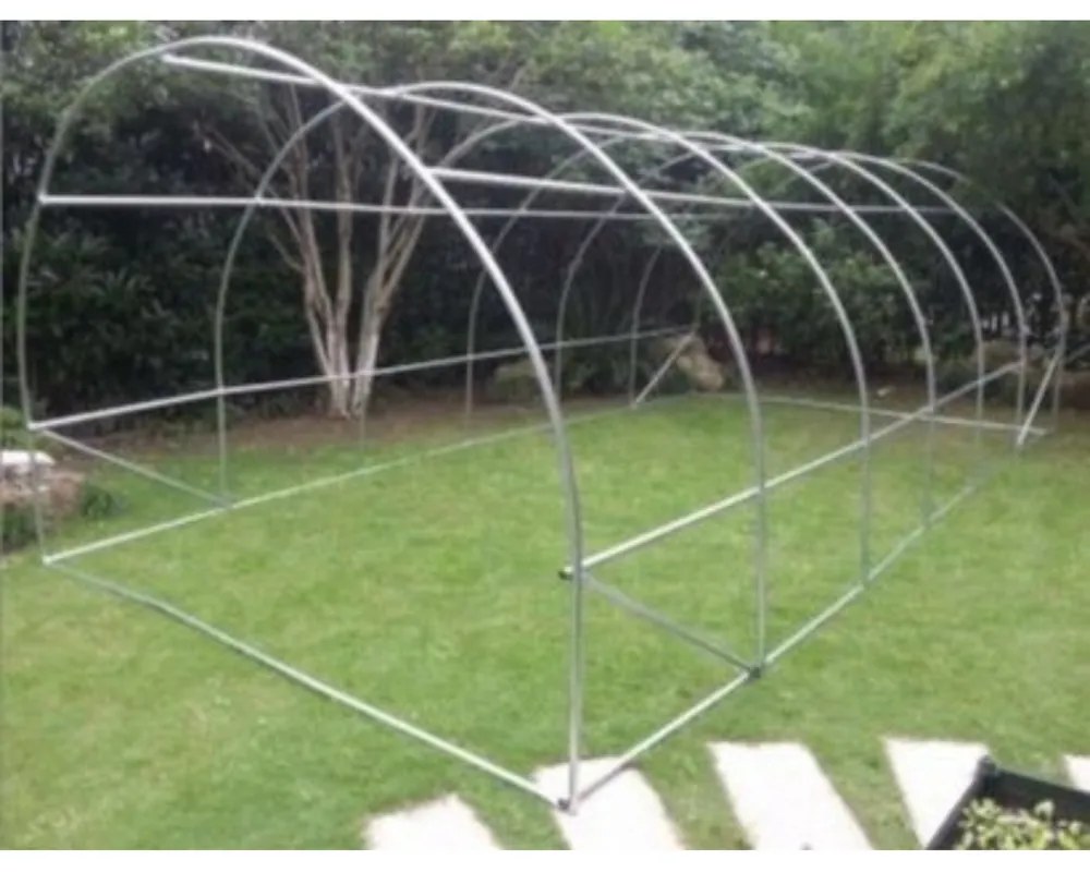 Lean Záhradný fóliový skleník 6x3x2m 18m² - zelený s rámom