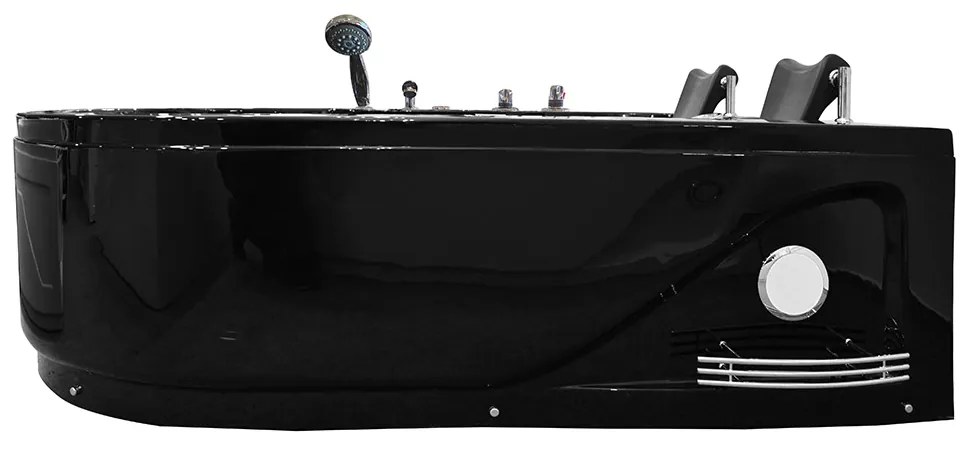 M-SPA - Pravá kúpeľňová vaňa s hydromasážou TURBO PLUS SPA 180 x 120 x 54 cm