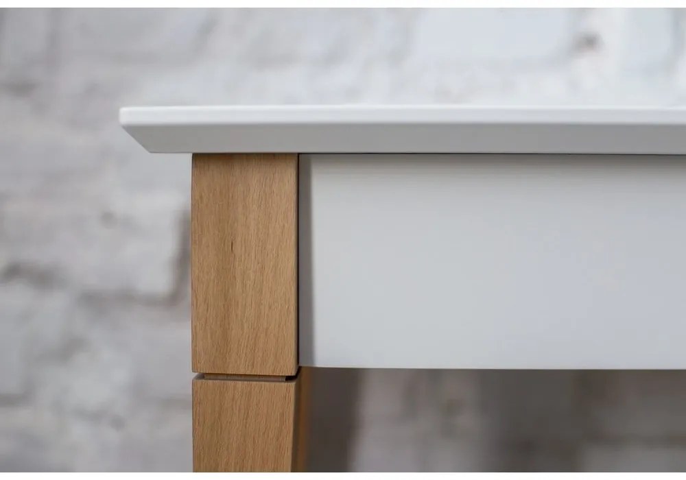 Biely konzolový stolík Ragaba Mimo, šírka 65 cm