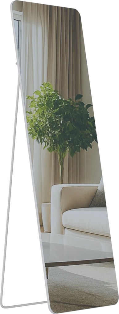 Zrkadlo Gurnee 160x50 cm - biele matné