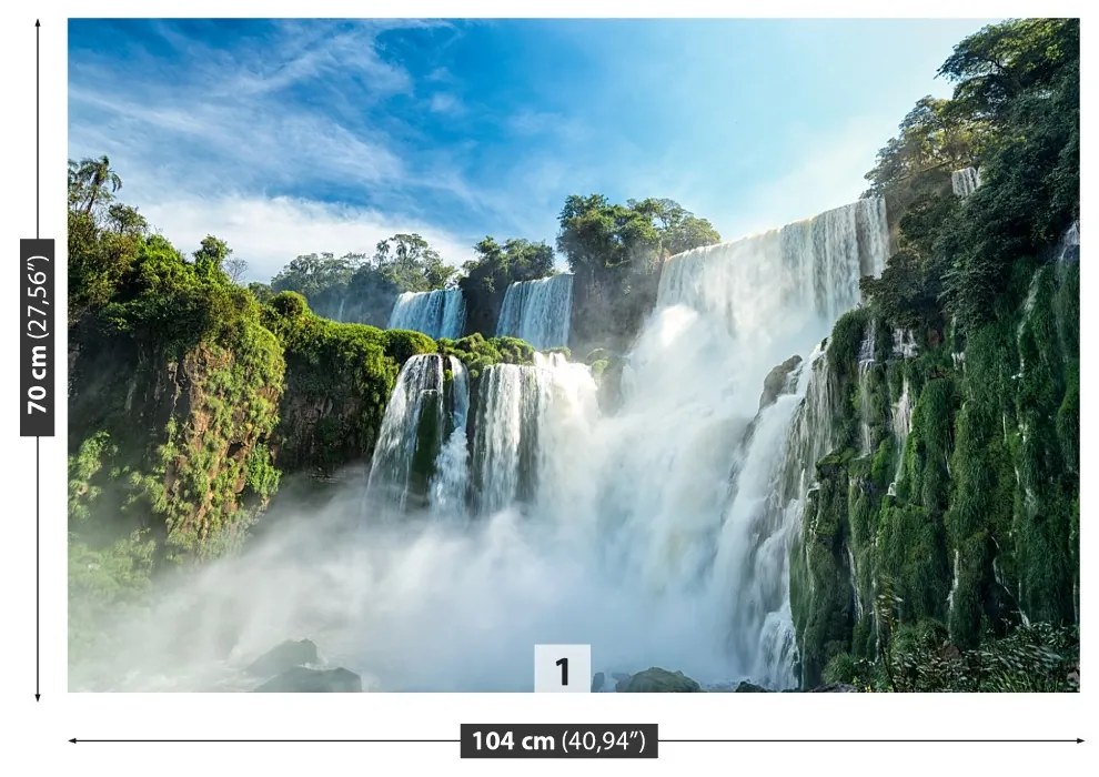 Fototapeta Vliesová Iguazú vodopád 312x219 cm