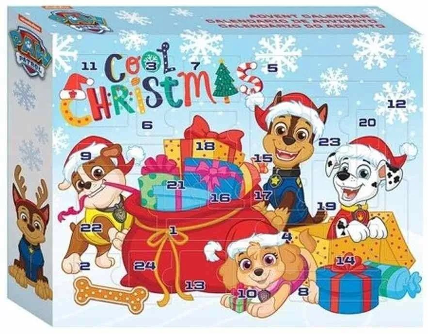 Adventný kalendár Paw Patrol Vianoce