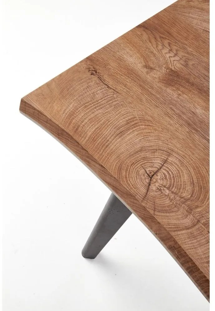 Jedálenský stôl Dickson 150 cm, dub / čierna