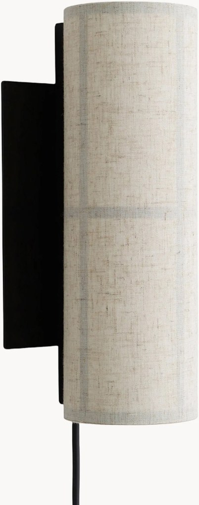 Ručne vyrobené ľanové nástenné svietidlo Hashira