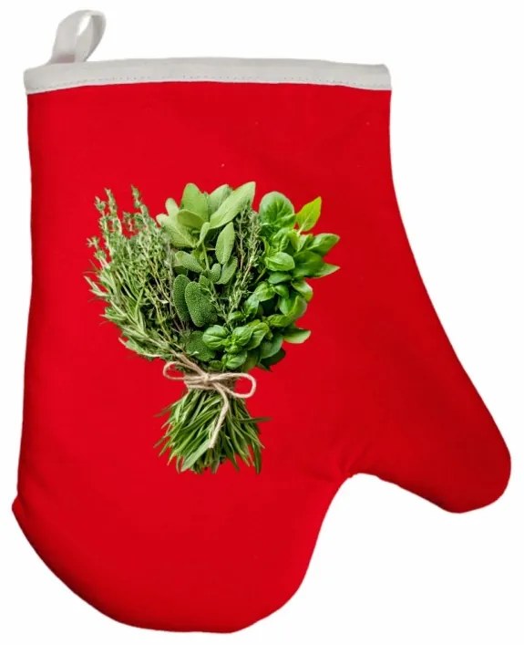Kuchynská rukavica Minty EMI, červená