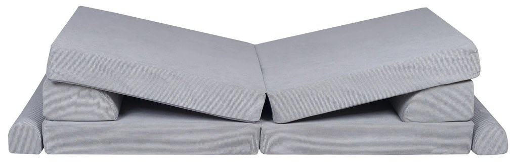 Variabilná detská pohovka MeowBaby® Premium, grey