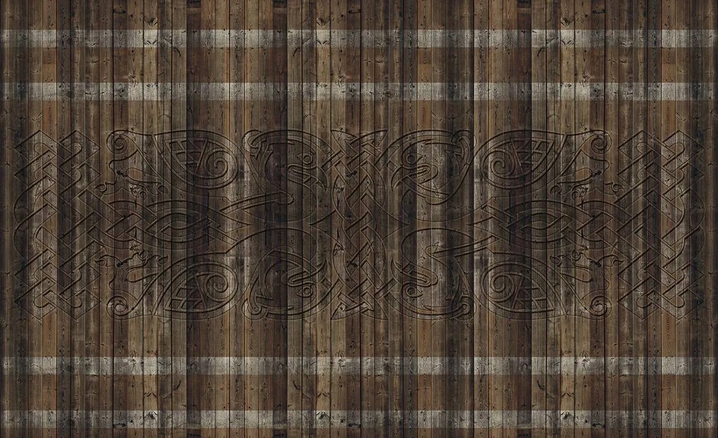 Fototapeta - Textúra drevených dosiek (152,5x104 cm)