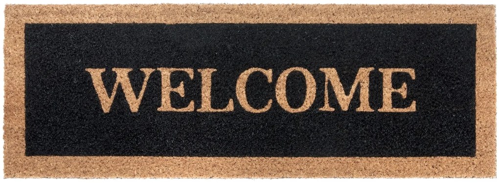 Hanse Home, Rohožka Welcome 105679 – na von aj na doma, 27x70, čierna, chodba / predsieň