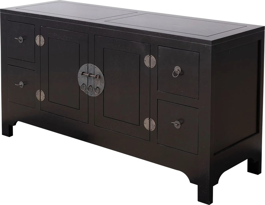 Komoda Modern 137 x 45x 76 cm black