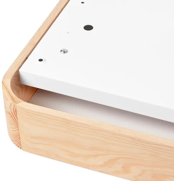 Stropné svietidlo NATURAL SQUARE 2xE27/15W/230V 35x35 cm borovica