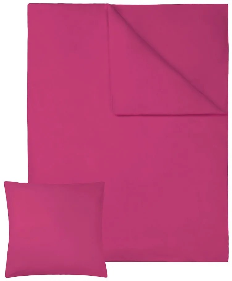 tectake 401936 2 posteľné obliečky bavlna 200x135cm - červená, 0.50 cm x 135.00 cm