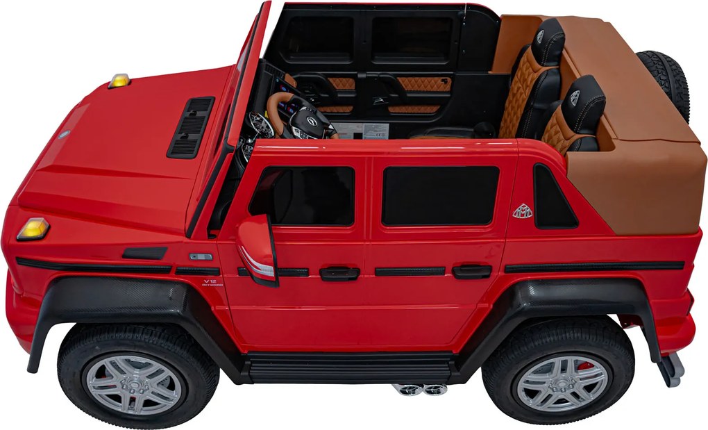 Ramiz Mercedes Benz MAYBACH G650 STRONG vozidlo Červená