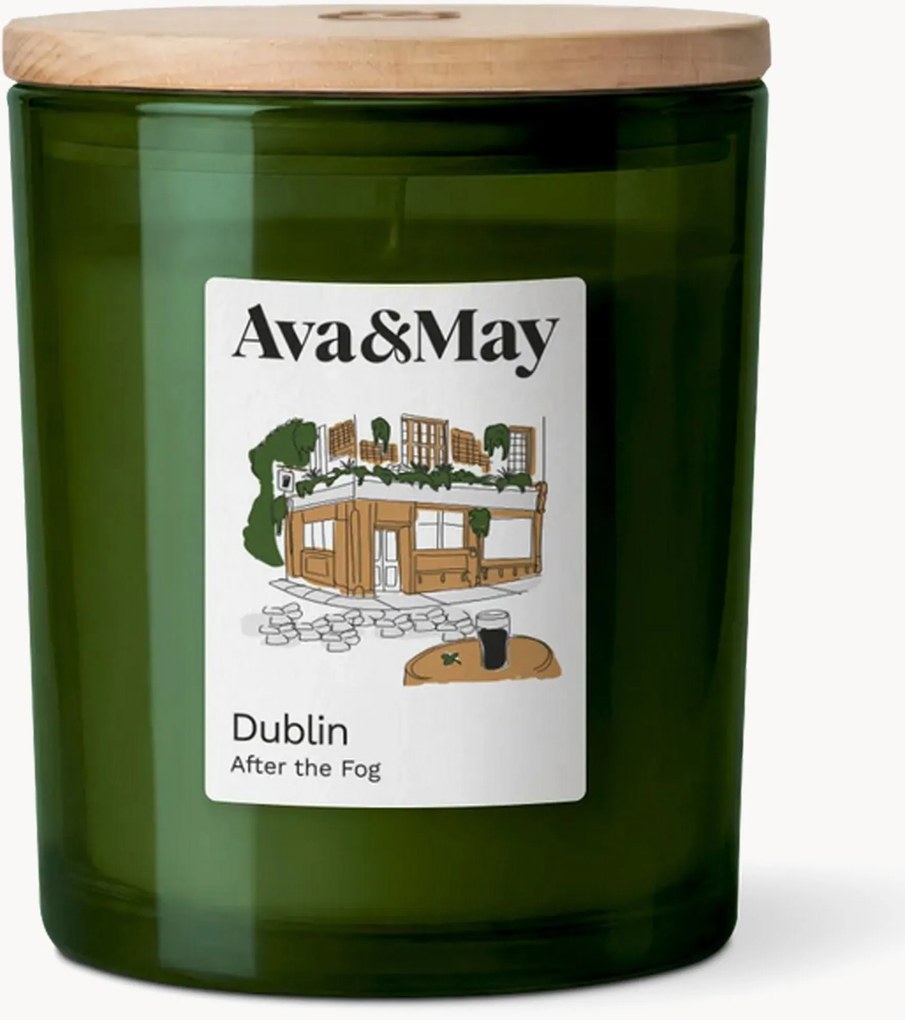 Vonná sviečka Dublin (Cardamon, Cypress, Patchouli & Coffee)