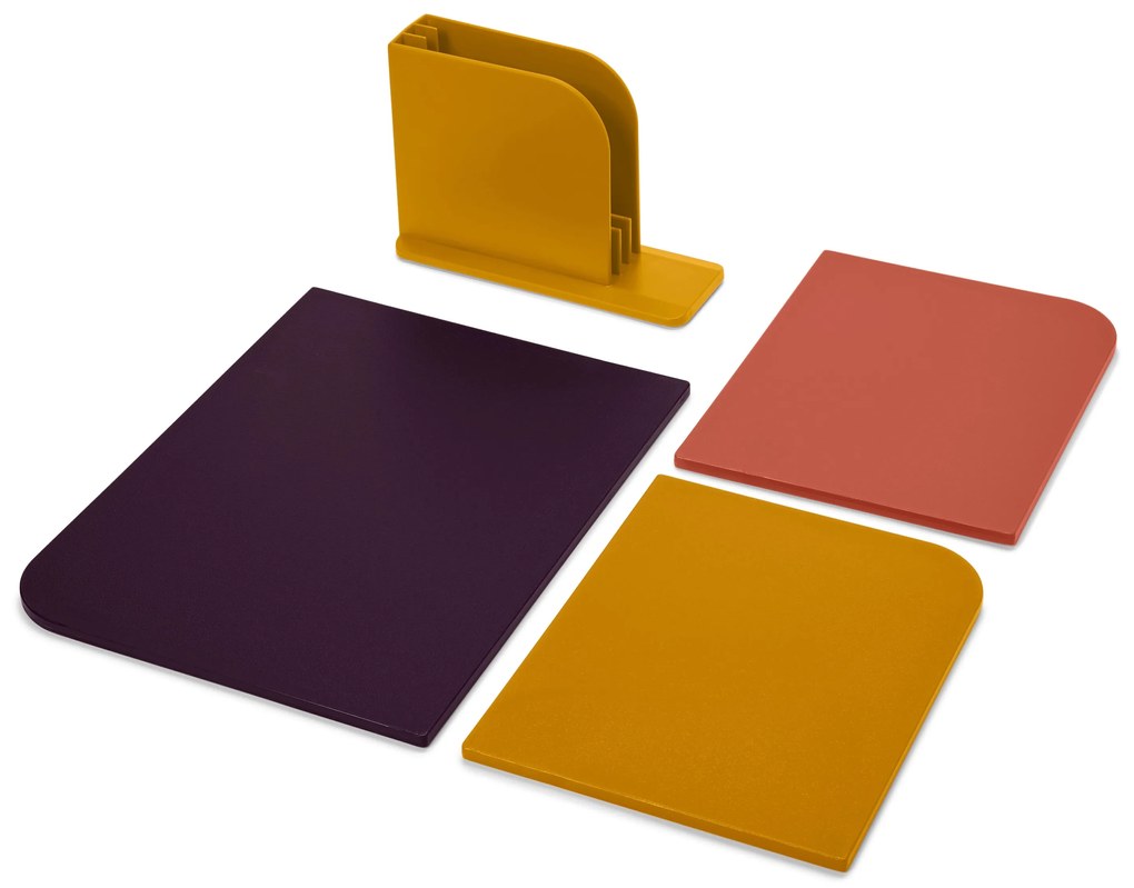 Dosky na krájanie s držiakom, 3 ks