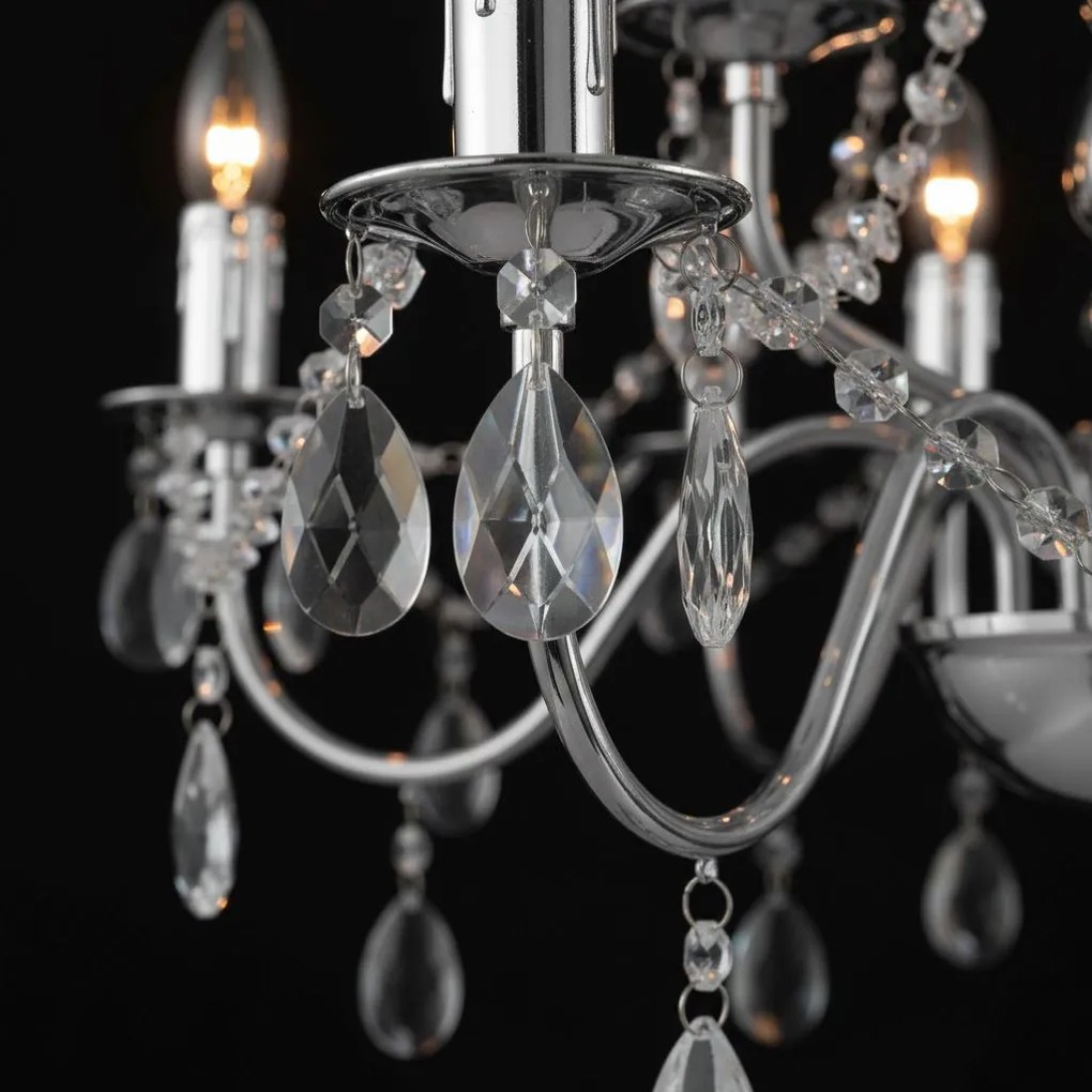 Toolight Toolight, stropné svietidlo 9xE14, EBT016-9CP, chróm, OSW-01231