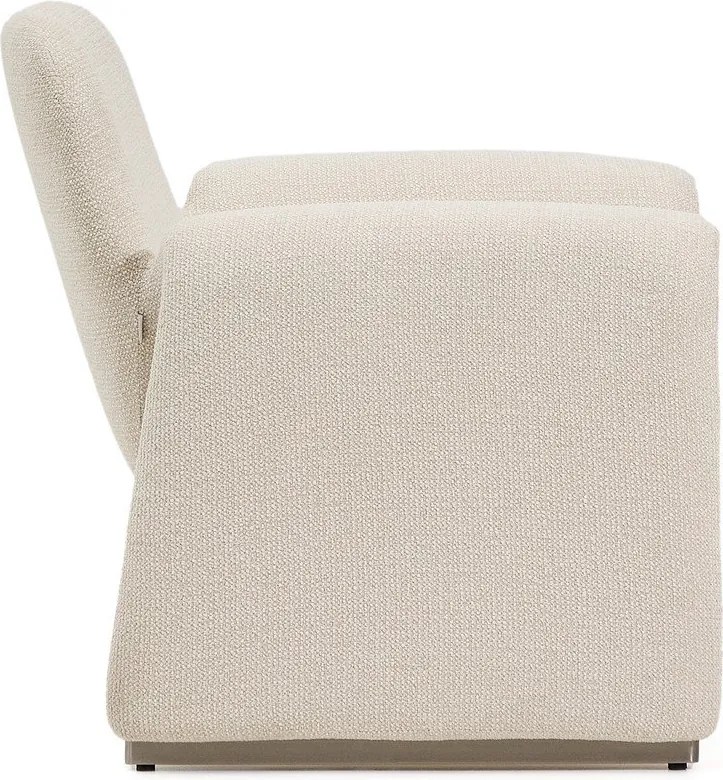 Béžové ženilkové kreslo Melvia – Kave Home