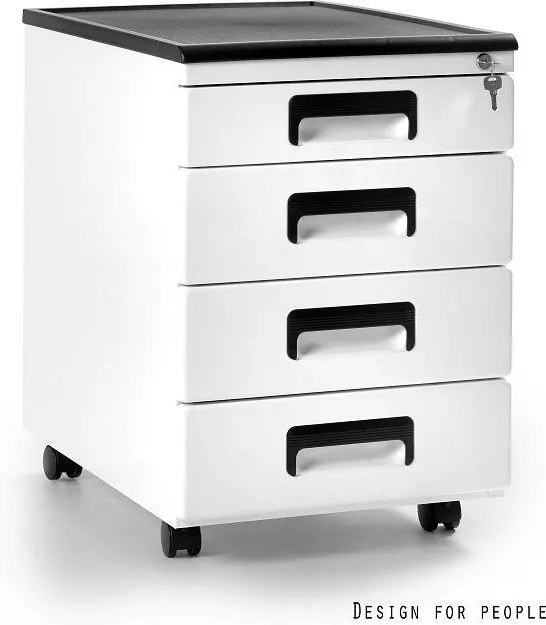 Štýlová skrinka Carrie biela