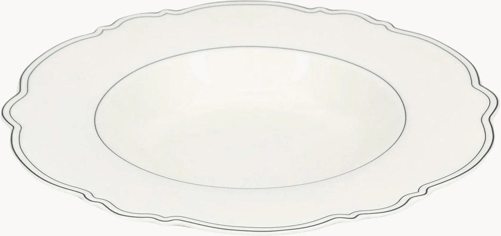 Hlboké taniere z nového kostného porcelánu Odette, 2 ks