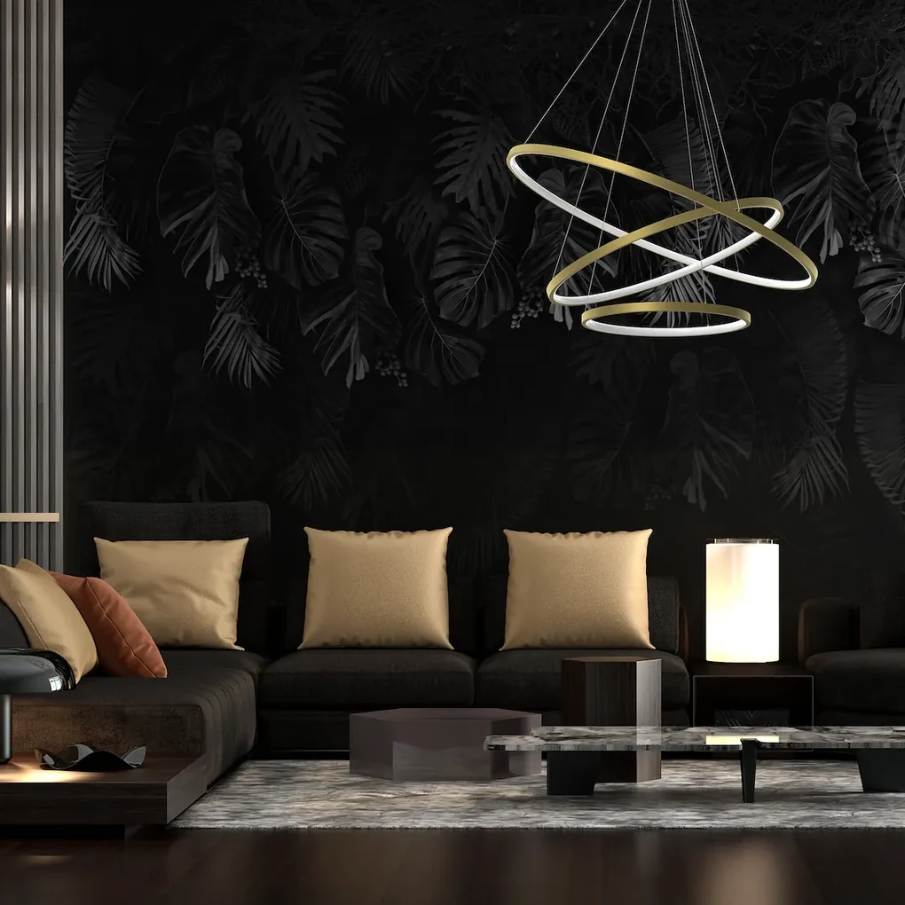 Závesné LED svietidlo Hoop, 3x LED 93w, 4000k, g