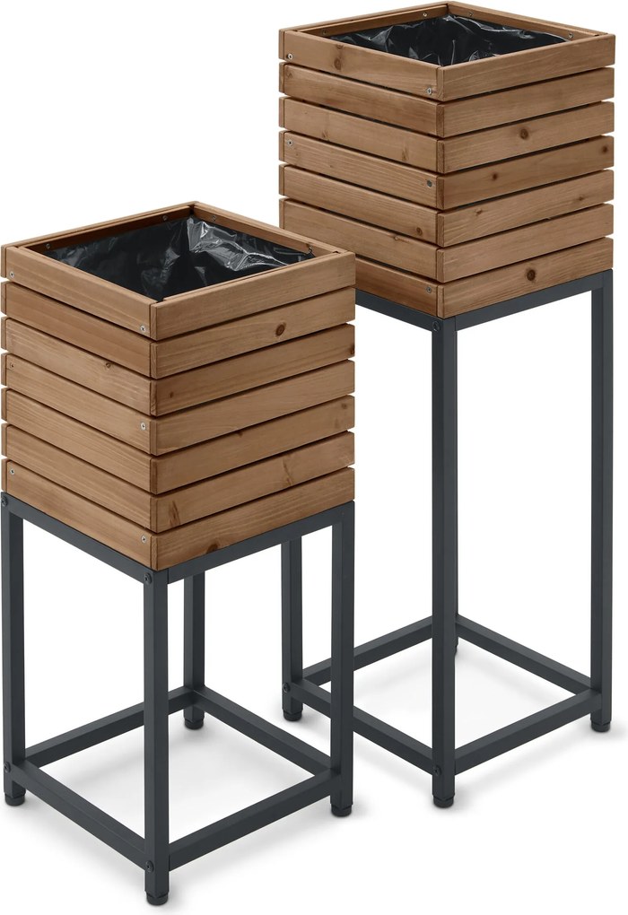 Stĺpovité kvetináče »Elin«, 2 ks