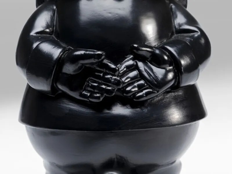 Standing Gnome dekorácia 30 cm čierna/zlatá