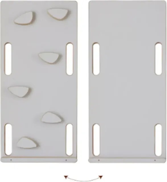 Šmykľavka - lezecká stena biela veľká