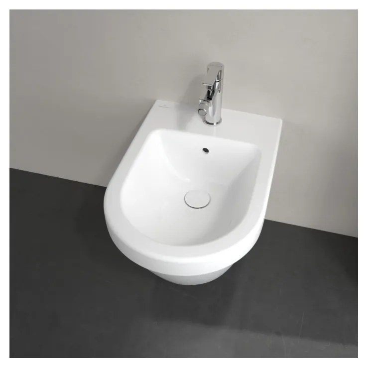 Villeroy & Boch ARCHITECTURA - Závesný bidet, 530x370 mm, biela alpin 54840001