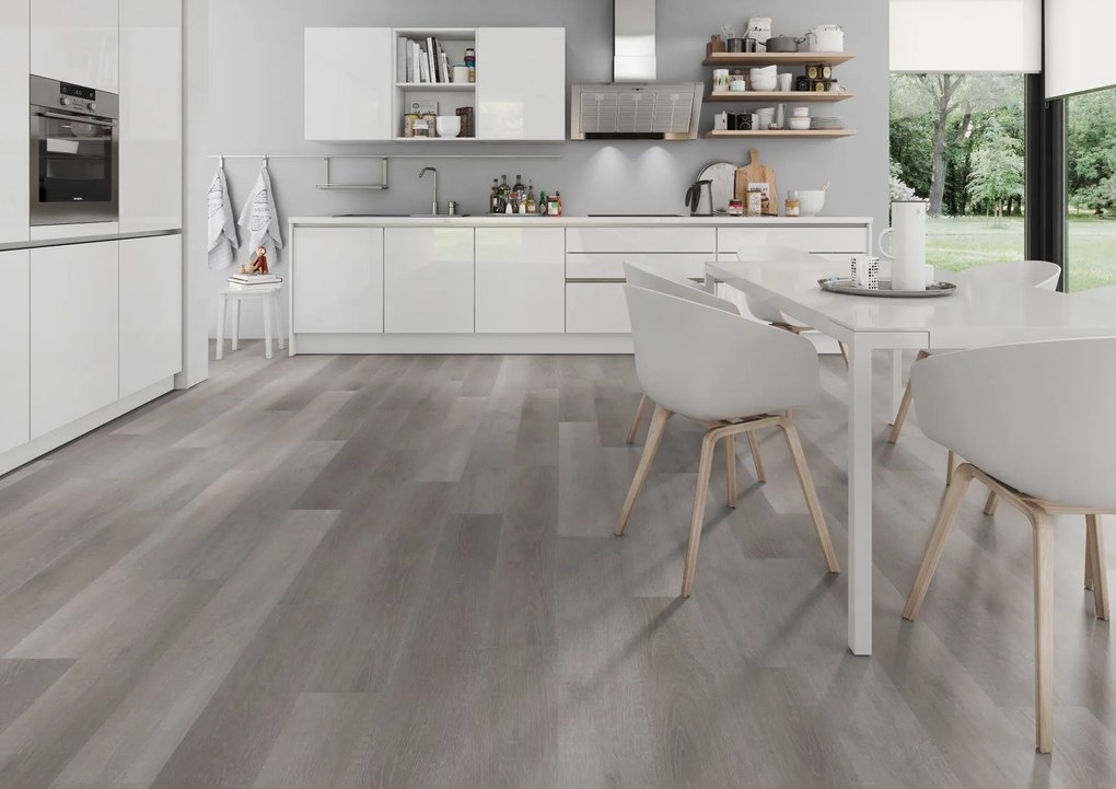 Vinylová podlaha lepená ECO 55 054 Flemish Oak Grey, 1219,2 x 184,1 mm, Oneflor